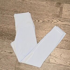 Lululemon Align High-Rise Pant 25" Blue Linen Leggings Size 4